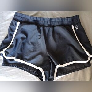 Spyder Black Athletic Running Shorts Size Large